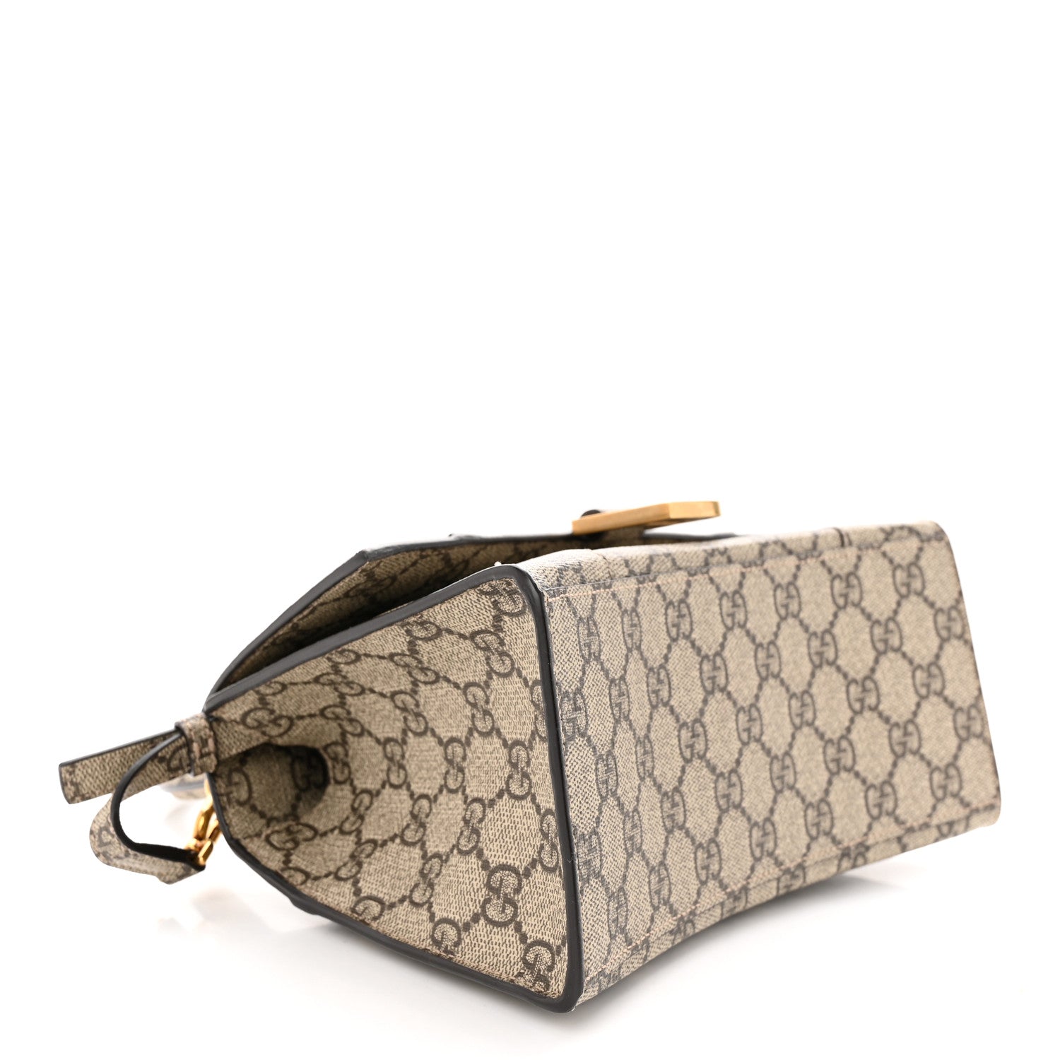 Balenciaga X GUCCI GG Supreme Monogram Small Hourglass Top Handle Bag Beige Ebony 4 of 10