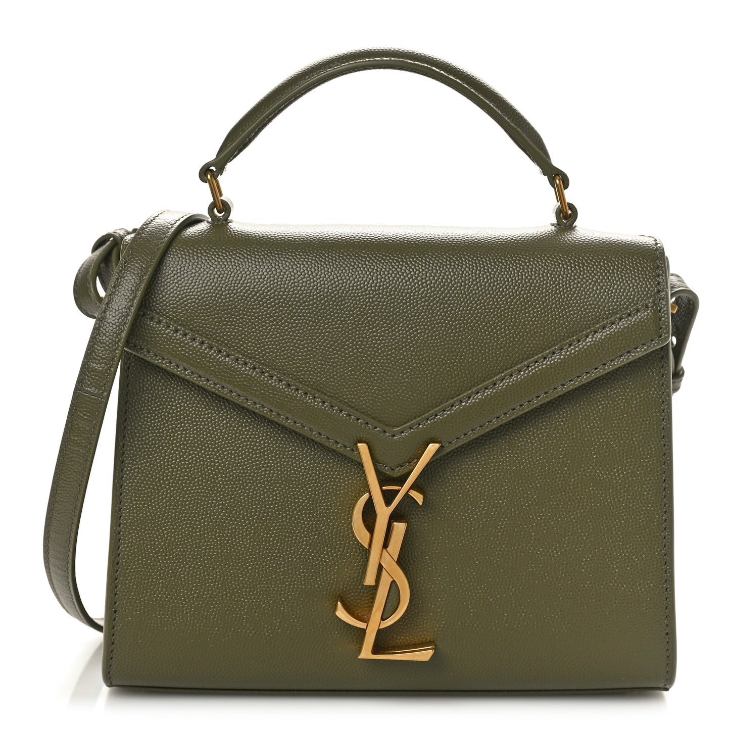 Grain de Poudre Mini Classic Monogram Cassandra Top Handle Olive