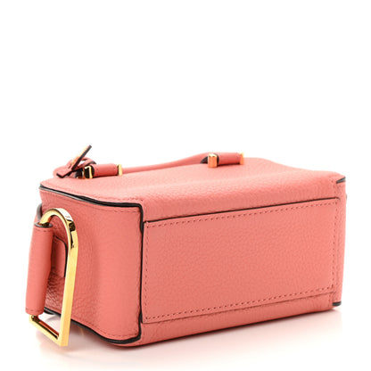 Delvaux Taurillon Soft Nano Cool Box Satchel Hibiscus 4 of 9