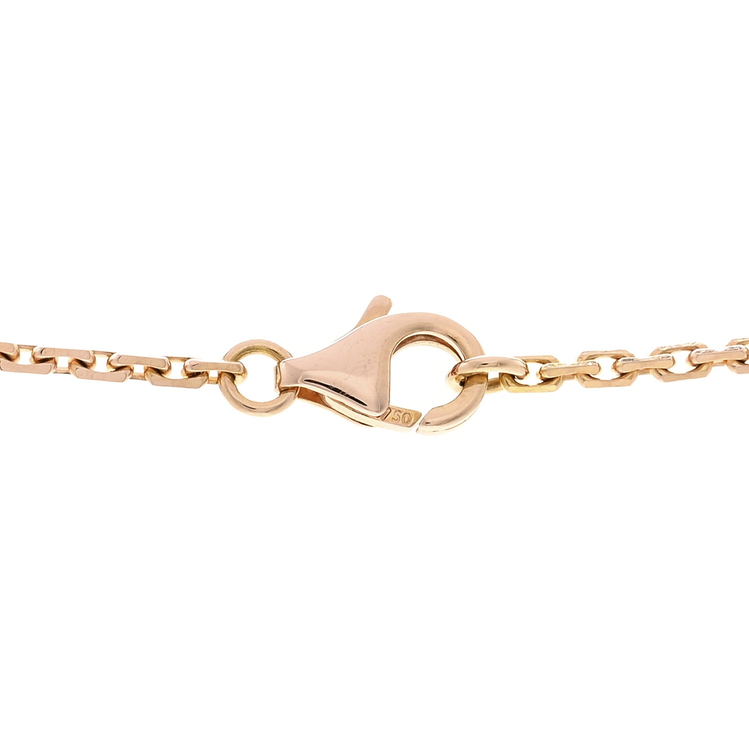 Cartier 18K Pink Gold 3 Diamonds LOVE Pendant Necklace 5 of 7