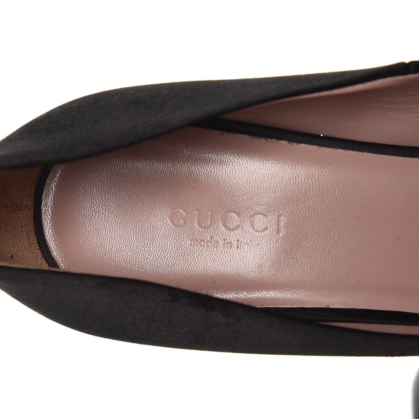 Satin Sparkling GG Pumps 38.5 Black