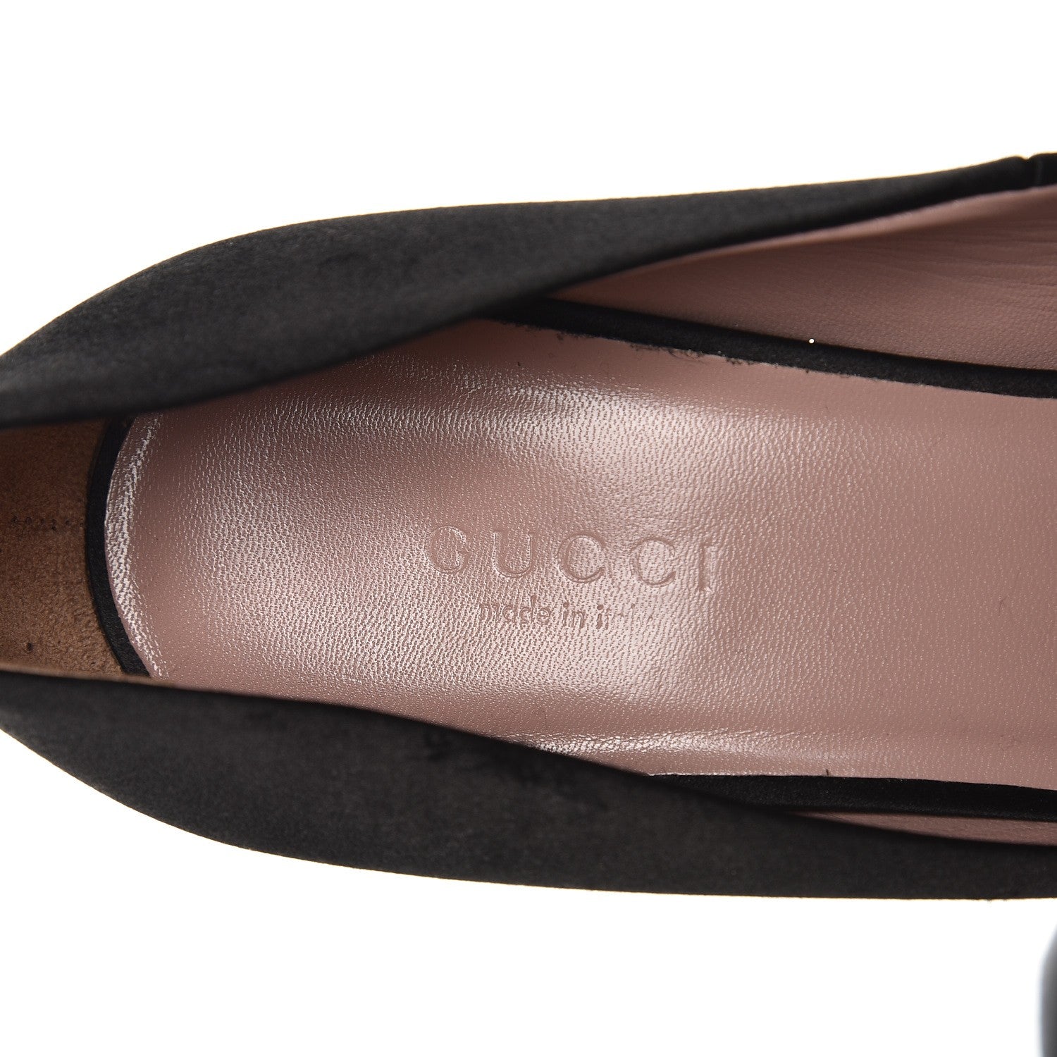 Gucci Satin Sparkling GG Pumps 38.5 Black 6 of 8