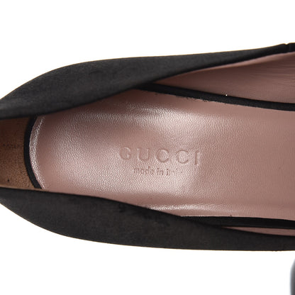 Gucci Satin Sparkling GG Pumps 38.5 Black 6 of 8