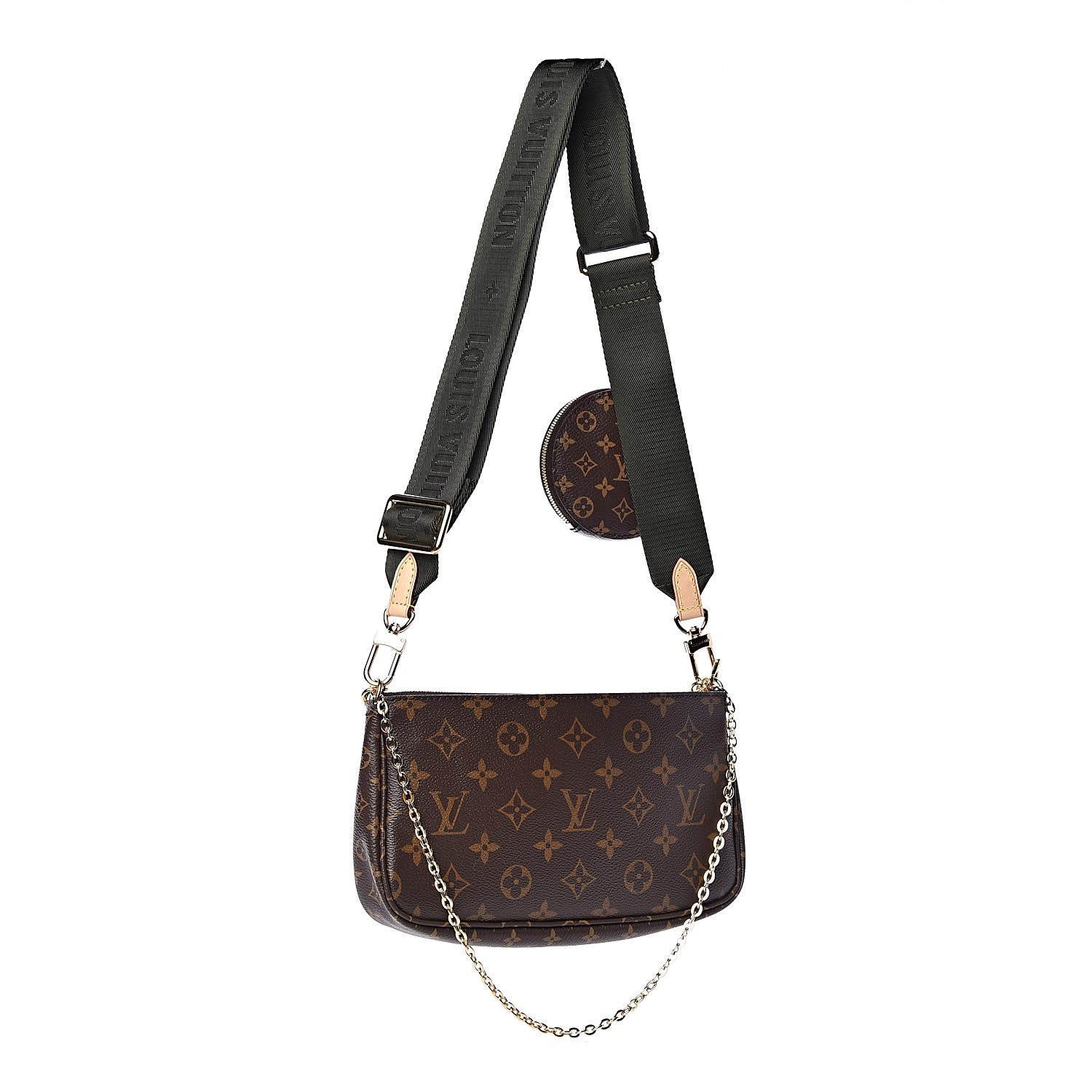 Louis Vuitton Monogram Multi Pochette Accessories Kaki 3 of 13
