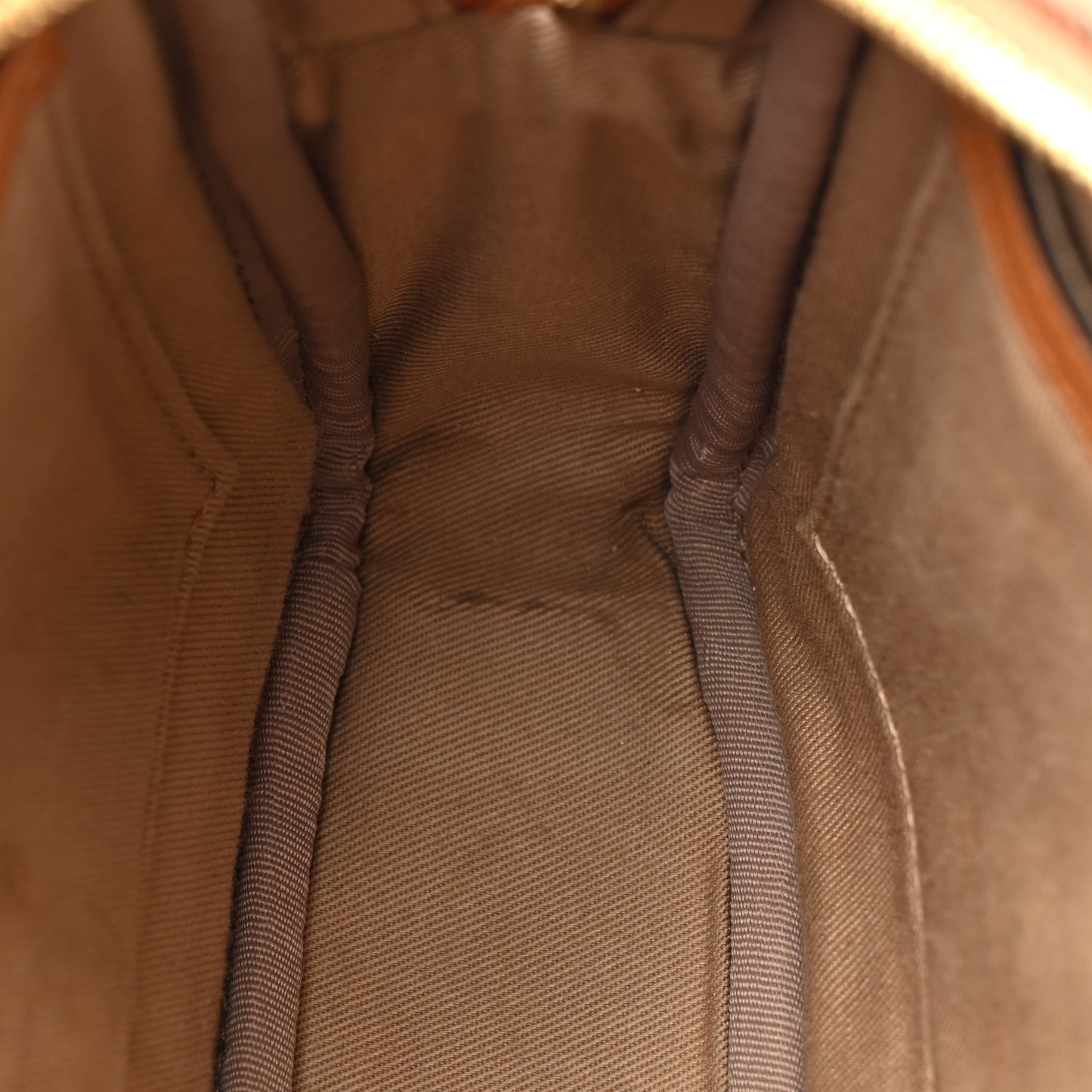Visetos Monogram Small Aren Crossbody Cognac