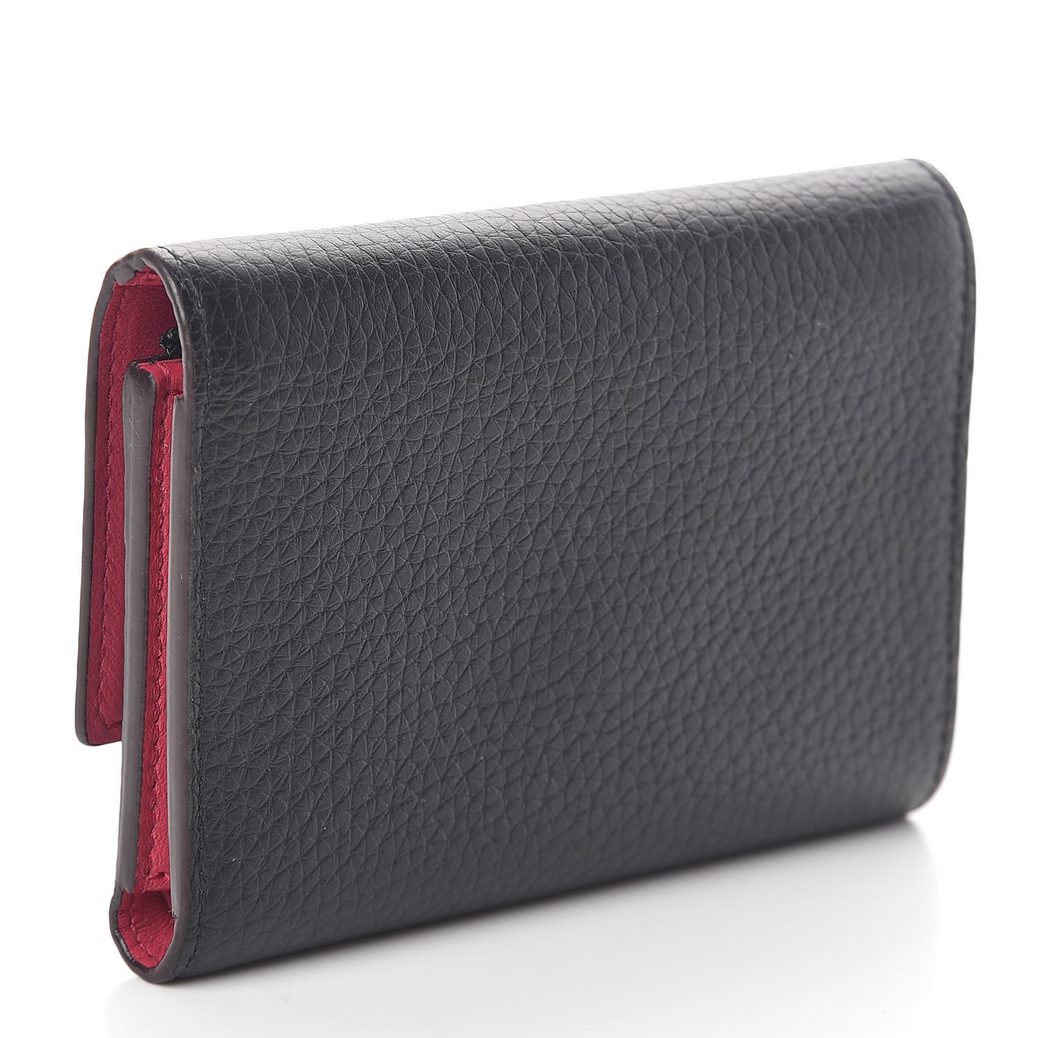 Louis Vuitton Taurillon Capucines Compact Wallet Black 3 of 6