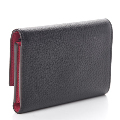 Louis Vuitton Taurillon Capucines Compact Wallet Black 3 of 6
