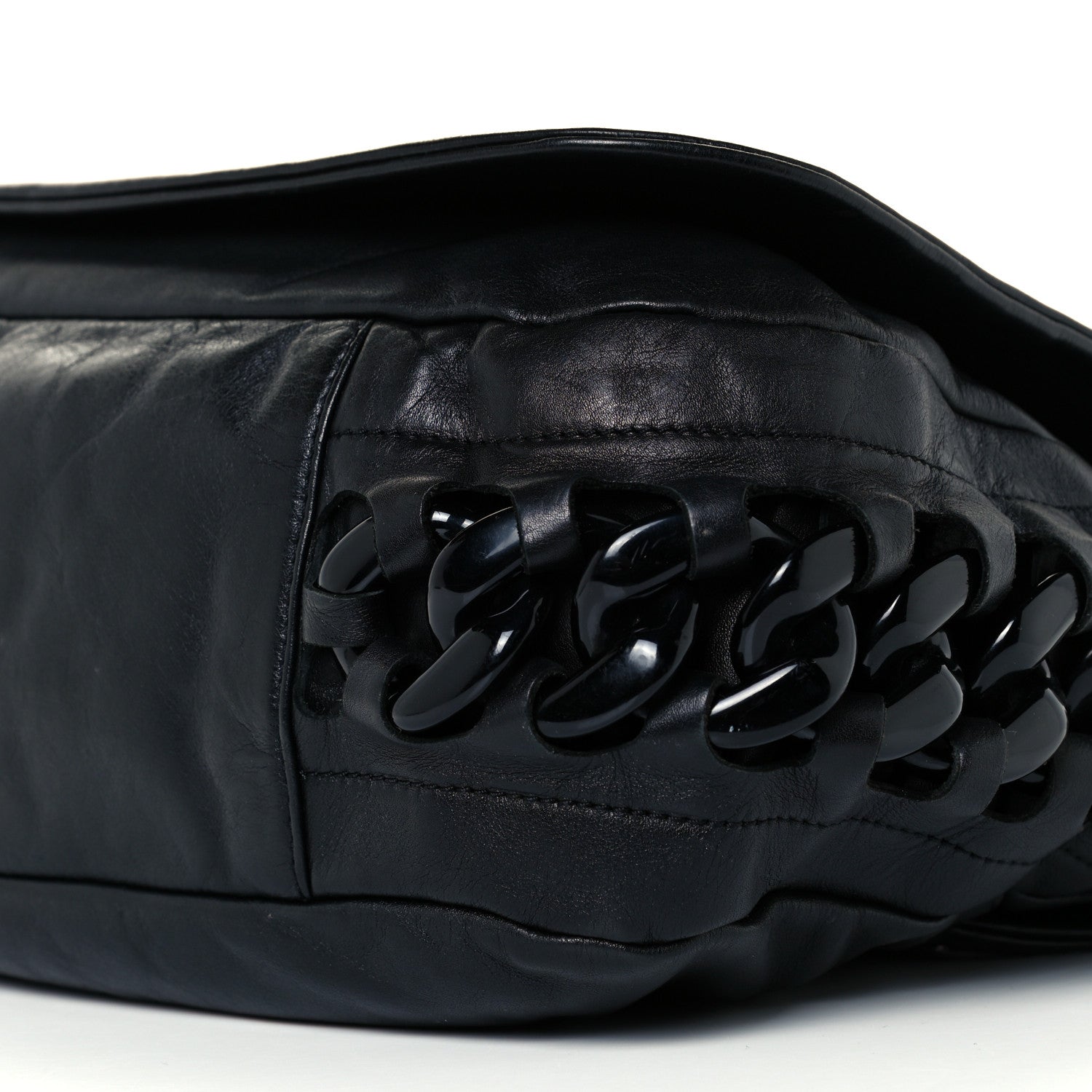 Chanel Calfskin Modern Chain Hobo Flap Black 10 of 10
