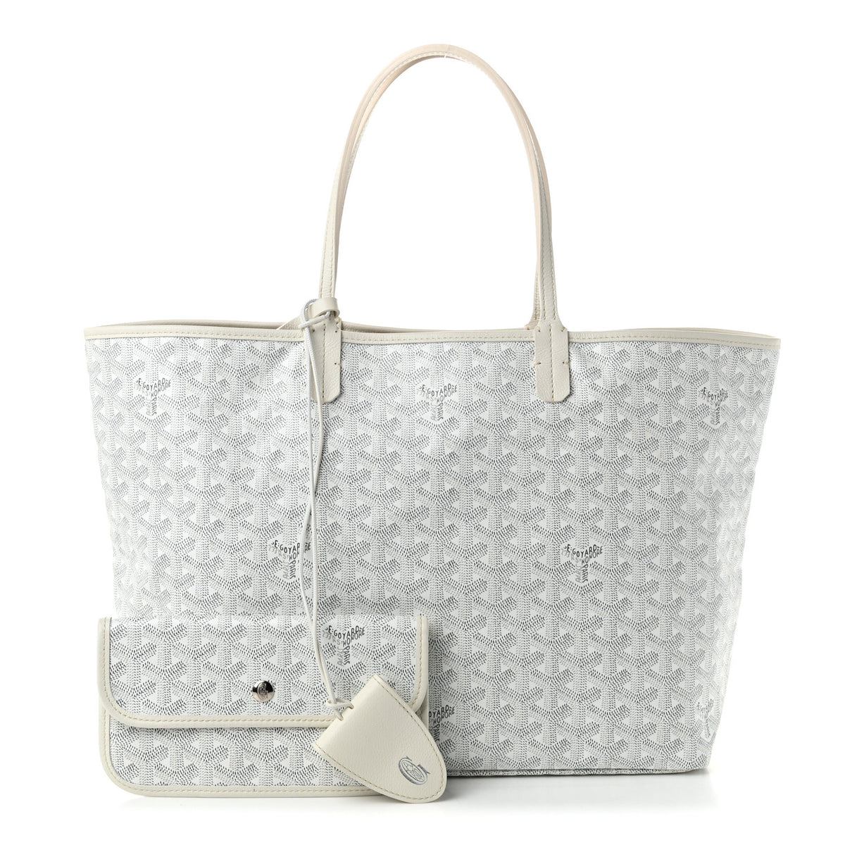 Goyard Goyardine Saint Louis PM White 3 of 11