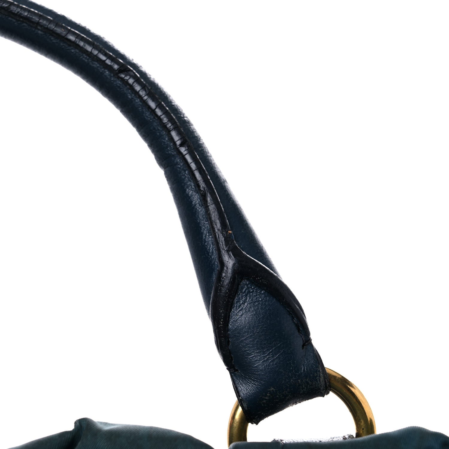 Prada Tessuto Nylon Nappa Gaufre Shopping Satchel Baltico 30 of 49