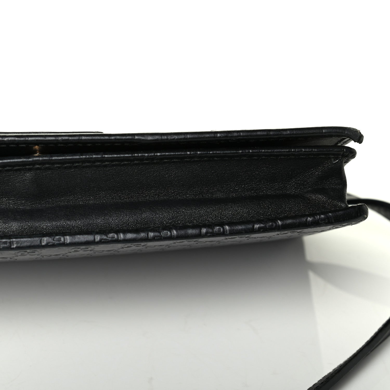 Gucci Microguccissima Crossbody Wallet Black 6 of 8