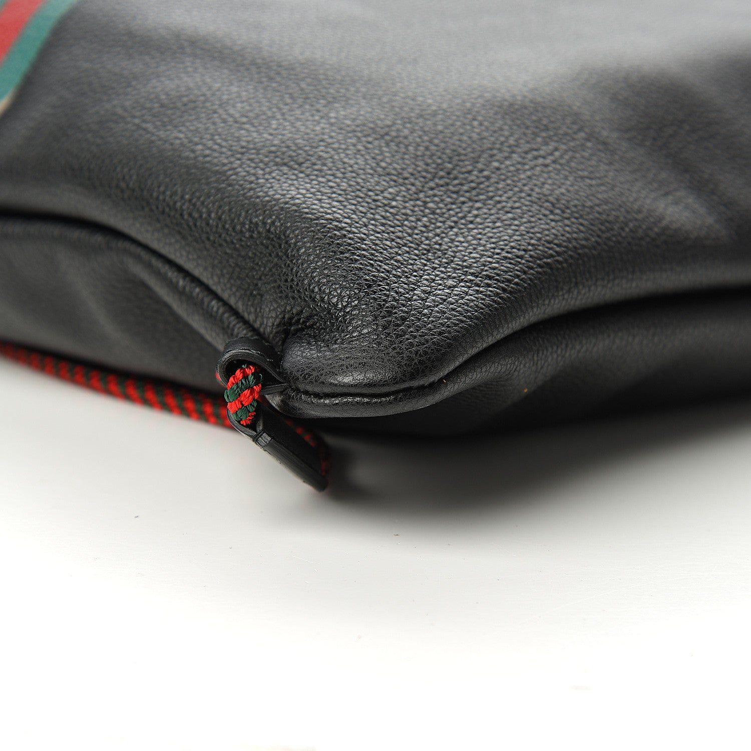 Gucci Calfskin Logo Drawstring Backpack Black 9 of 12