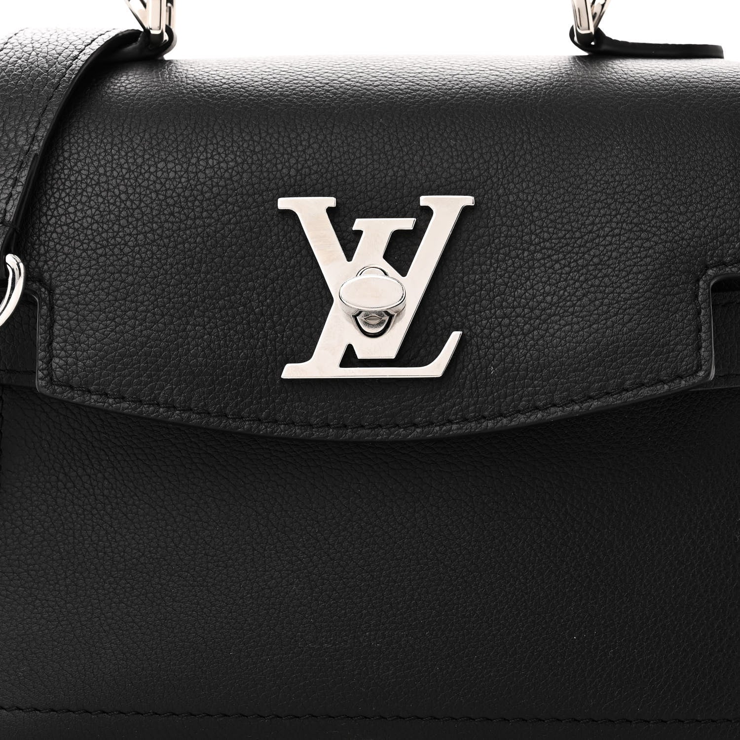 Louis Vuitton Calfskin Lockme Ever Mini Black 7 of 9