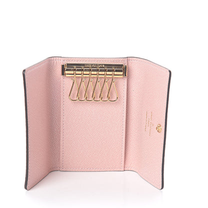 Louis Vuitton Damier Ebene Multicles 6 Key Holder Rose Ballerine 6 of 7