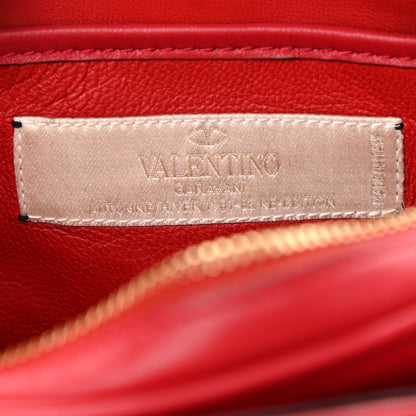 Valentino Garavani Calfskin VLogo Crossbody Red 6 of 9
