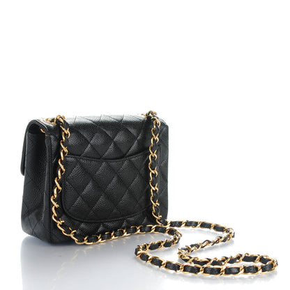 Chanel Caviar Quilted Mini Square Flap Black 3 of 8