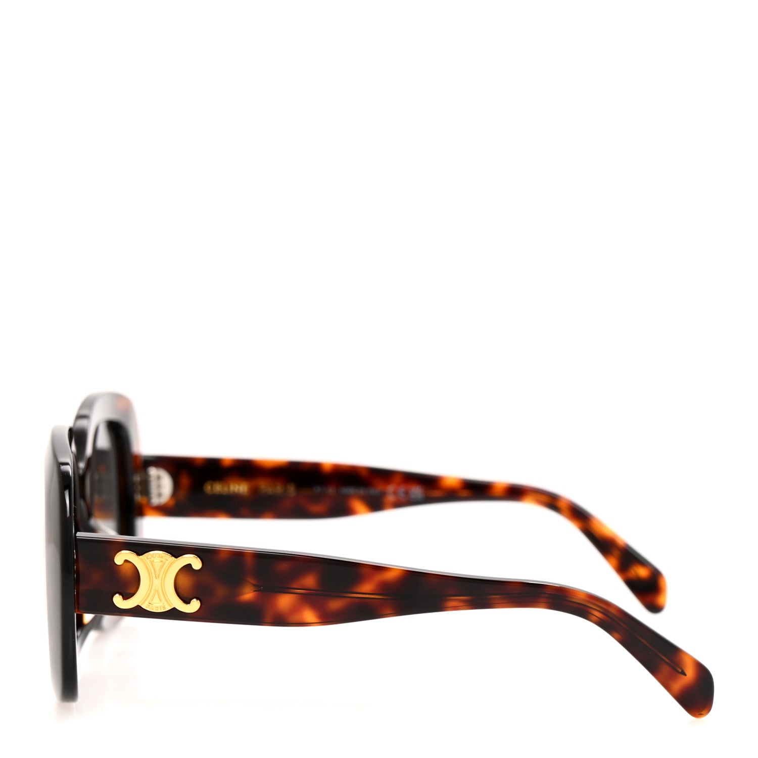 Celine Acetate Triomphe 01 Sunglasses CL40262U Tortoise 3 of 8