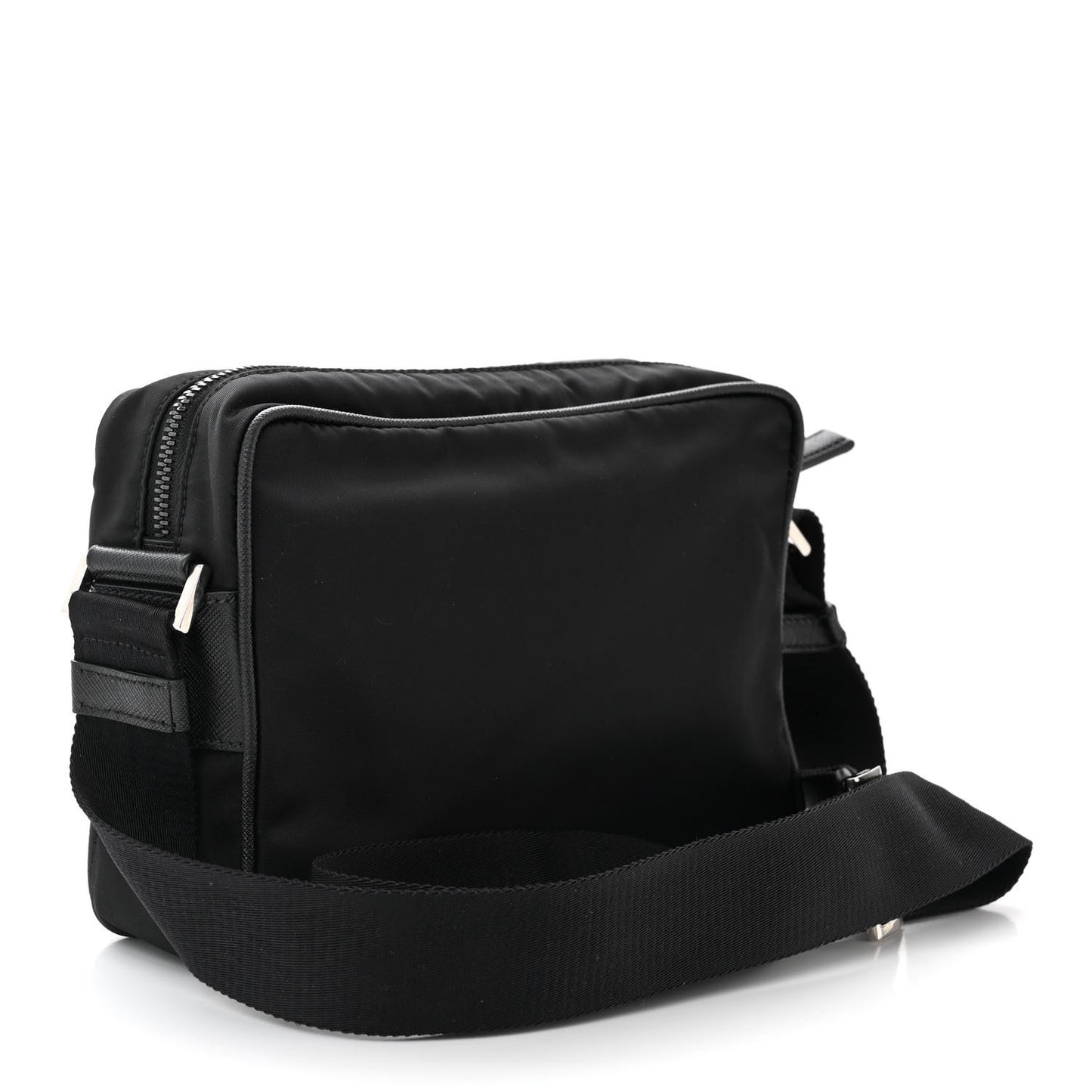 Tessuto Nylon Messenger Bag Black
