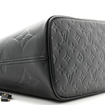 Louis Vuitton Empreinte Monogram Giant Neverfull MM Black 9 of 10