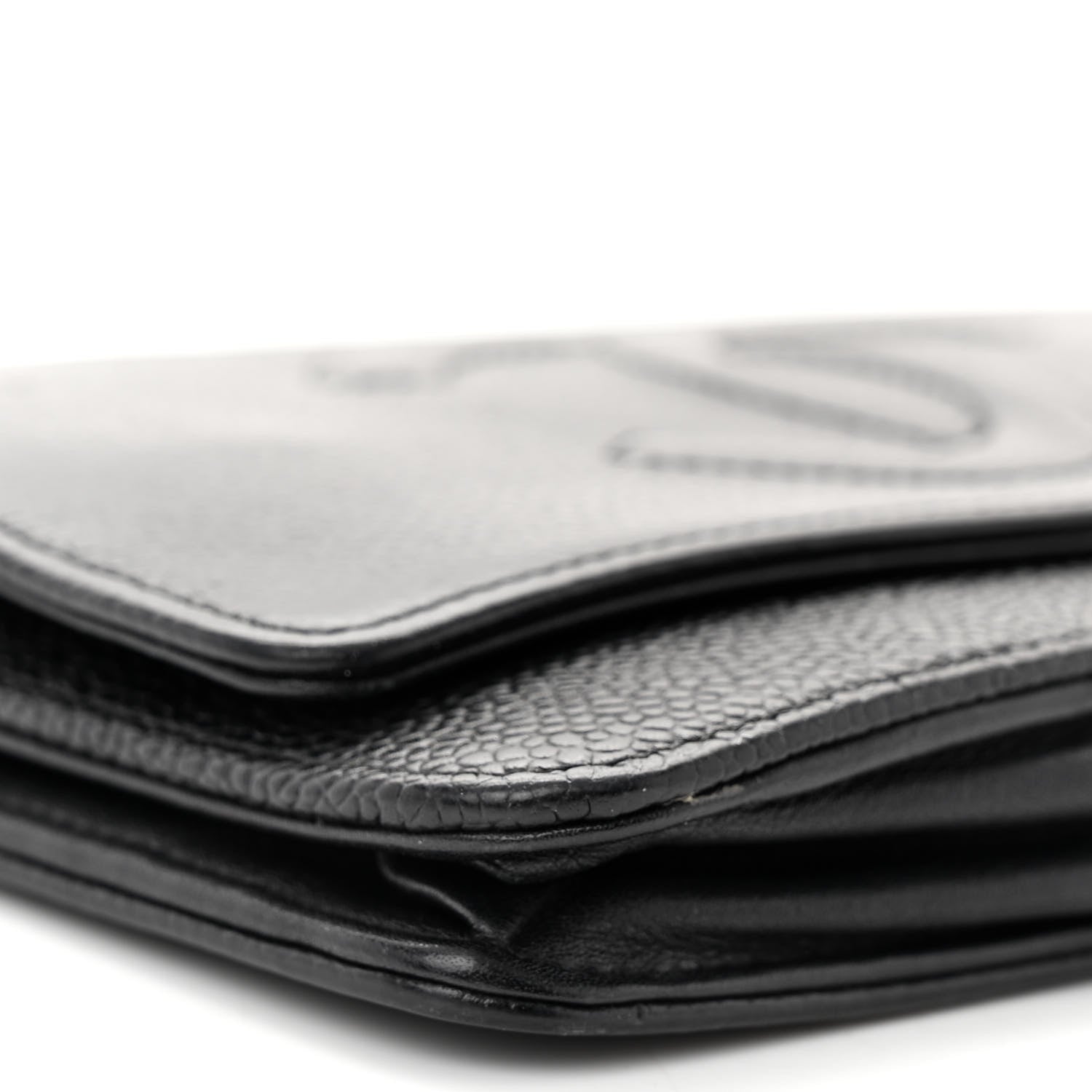 Chanel Caviar Timeless CC Wallet on Chain WOC Black 10 of 13