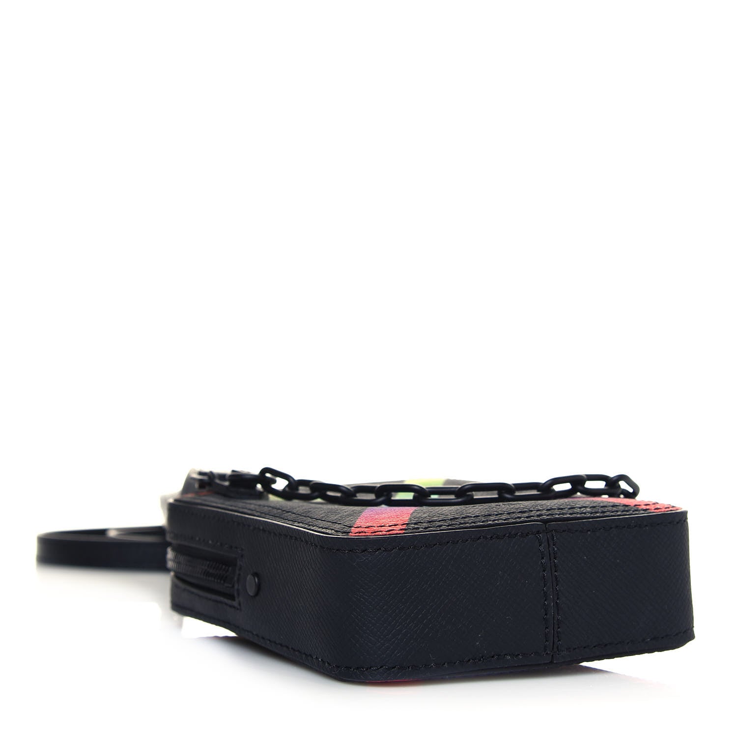 Louis Vuitton Taiga Rainbow Danube Messenger Black 4 of 12