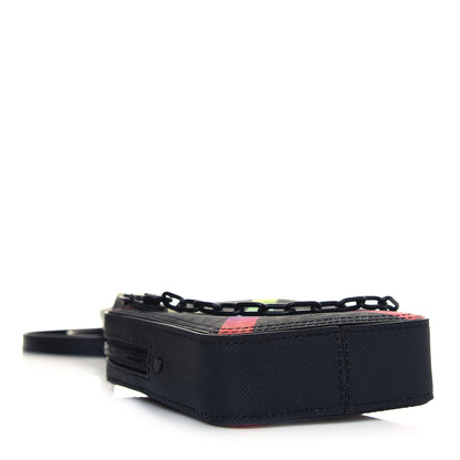 Louis Vuitton Taiga Rainbow Danube Messenger Black 4 of 12