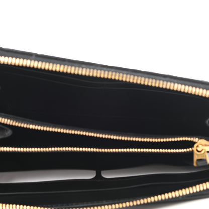 Bottega Veneta Nappa Intrecciato Zip Around Wallet Black 5 of 6