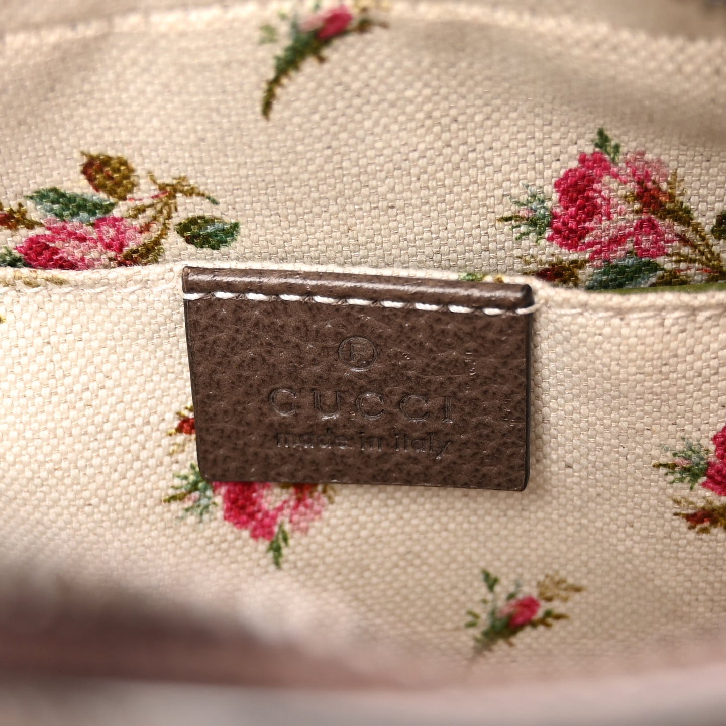 GG Supreme Monogram Web Neo Vintage Shoulder Bag Beige New Acero Crop