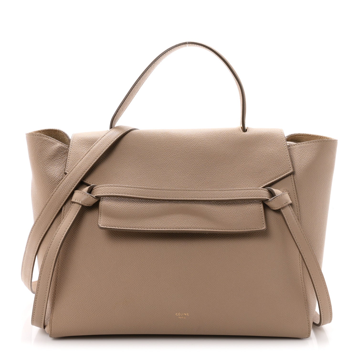 Celine Grained Calfskin Mini Belt Bag Light Taupe 1 of 10