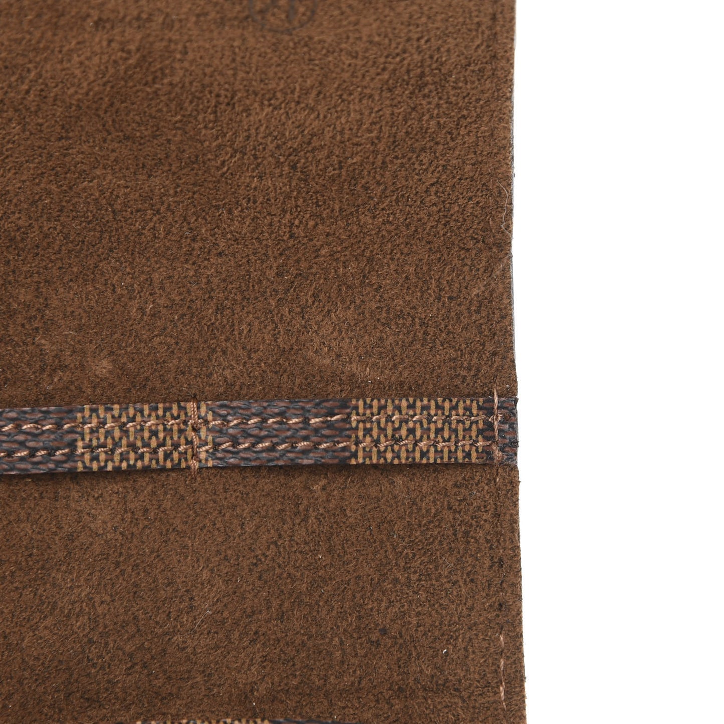 Damier Ebene Cufflinks Case
