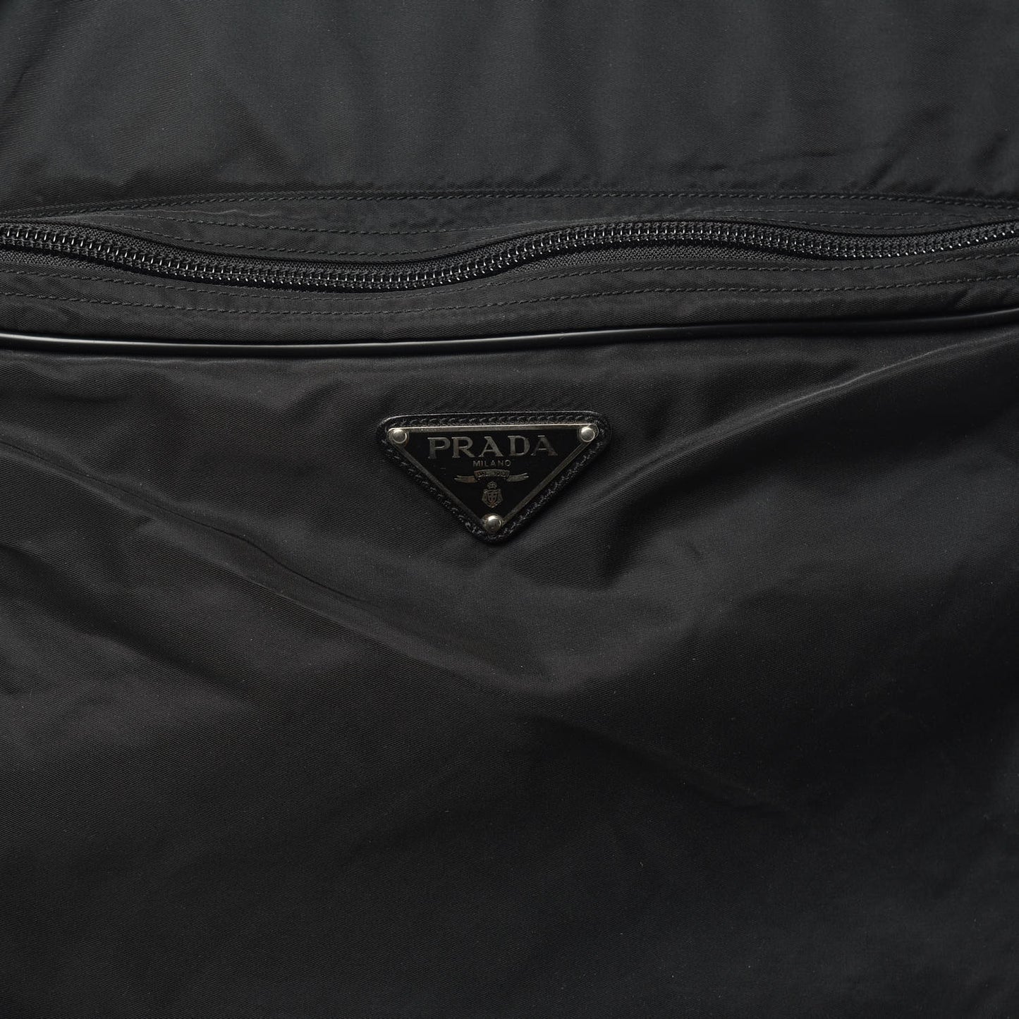 Tessuto Nylon Viaggio Garment Bag Black