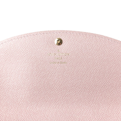 Louis Vuitton Damier Ebene Caissa Wallet Rose Ballerine 6 of 8