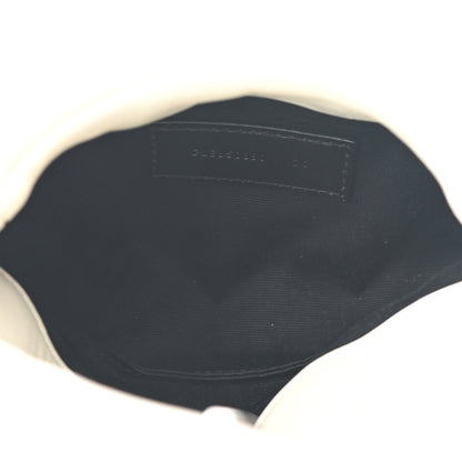 Saint Laurent Lambskin Monogram Loulou Puffer Pouch Clutch Crema Soft 6 of 7
