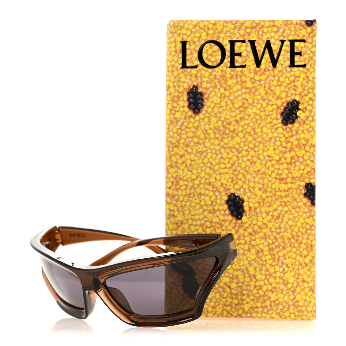 Loewe Acetate Arch Mask Sunglasses LW40143U Transparent Brown 8 of 8