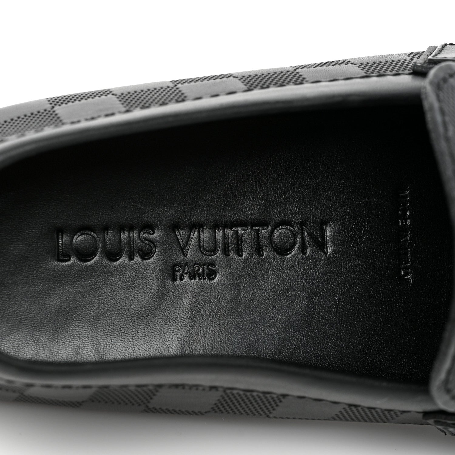 Louis Vuitton Damier Infini Hockenheim Moccasin Loafers 7 Onyx 9 of 9