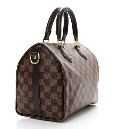 Louis Vuitton Damier Ebene Speedy Bandouliere 25 3 of 9