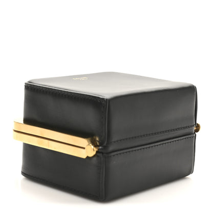 Celine Shiny Calfskin Lana Triomphe Minaudiere Black 4 of 9