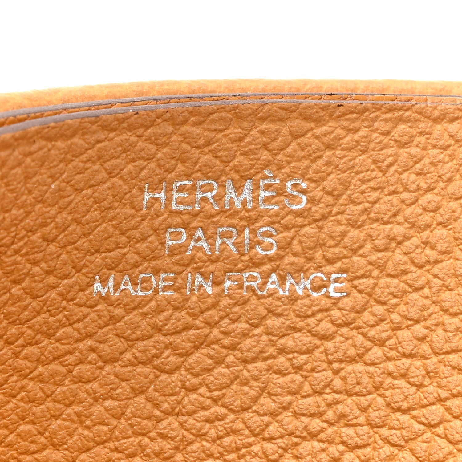 Hermes Evercolor Sellier Card Holder Caramel 8 of 12