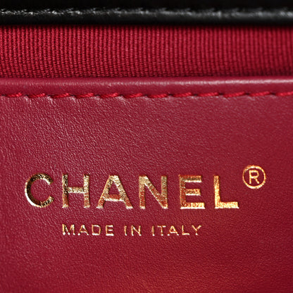 Chanel Lambskin Quilted Mini Flap Black 6 of 10
