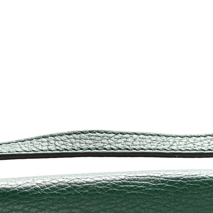 Gucci Dollar Calfskin Interlocking G Chain Wallet Emerald 13 of 17