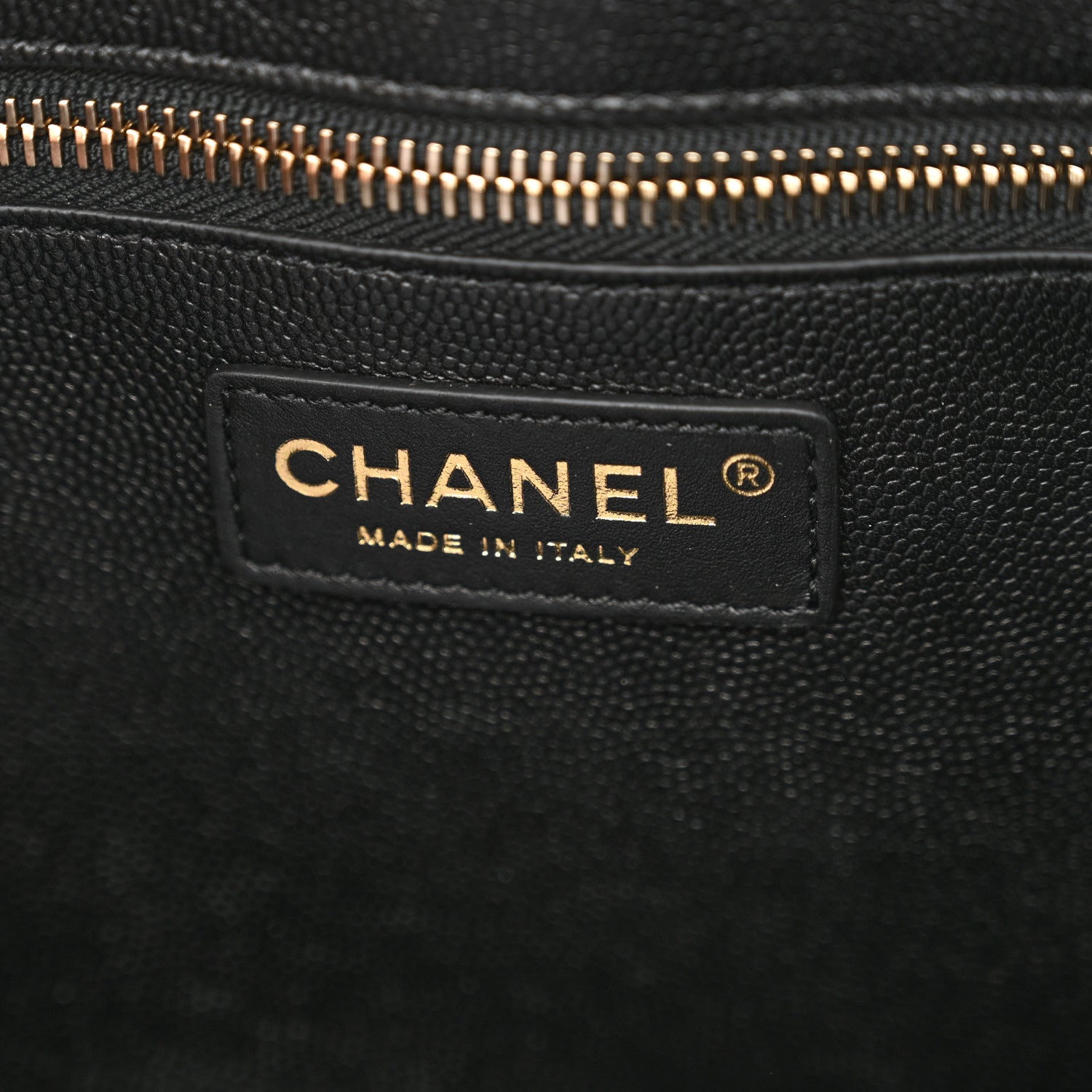 Chanel Caviar Quilted Small Shopping Tote Black 6 of 11