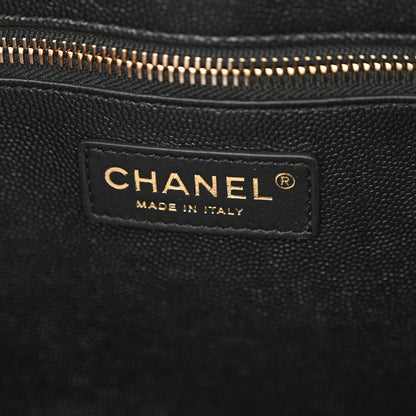 Chanel Caviar Quilted Small Shopping Tote Black 6 of 11