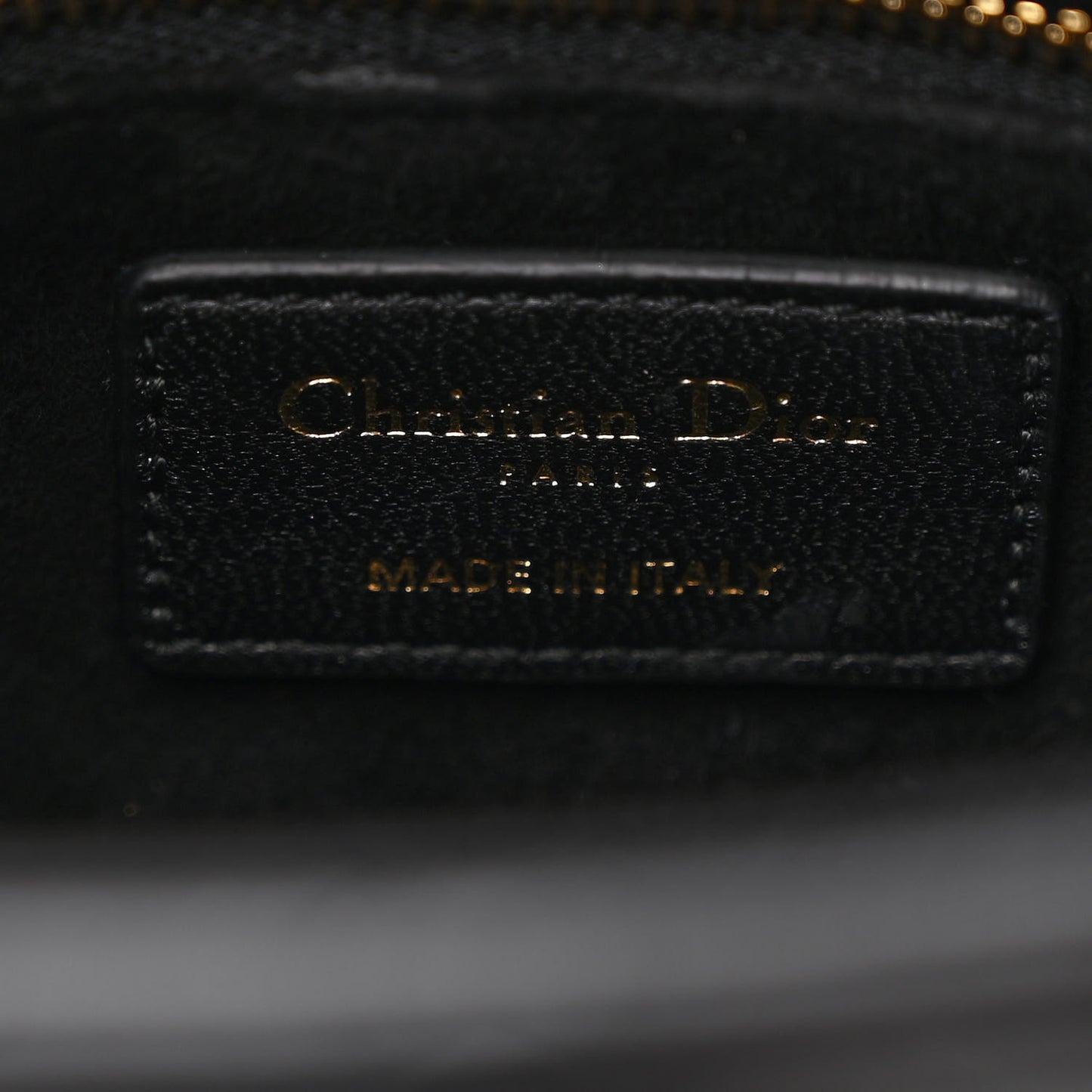 Lambskin Cannage Small My ABCDior Lady Dior Black