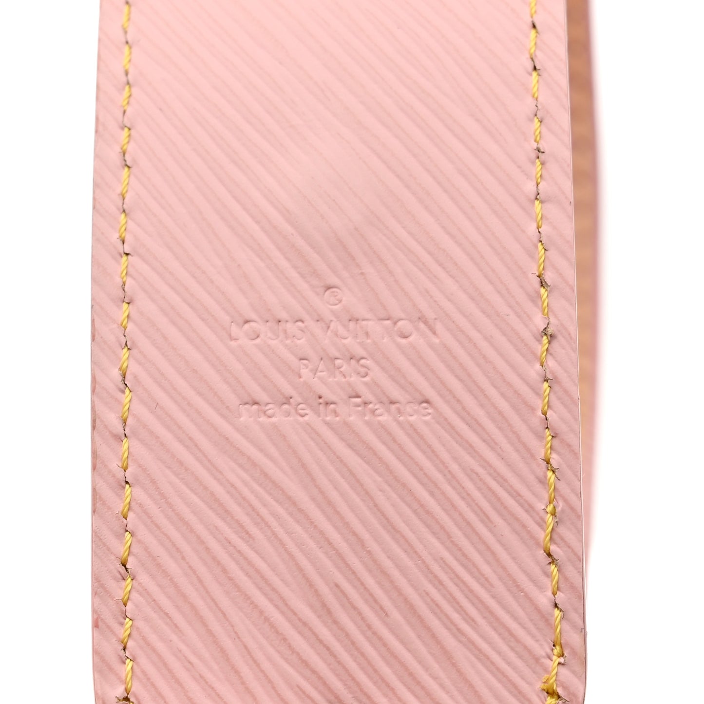 Epi Mechanical Flowers Bandouliere Shoulder Strap Rose Ballerine