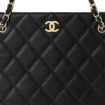 Chanel Caviar Quilted Large Shopping Tote Black 8 of 11