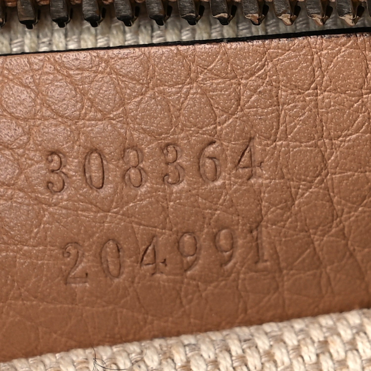 Gucci Pebbled Calfskin Small Soho Disco Bag Camelia 7 of 27
