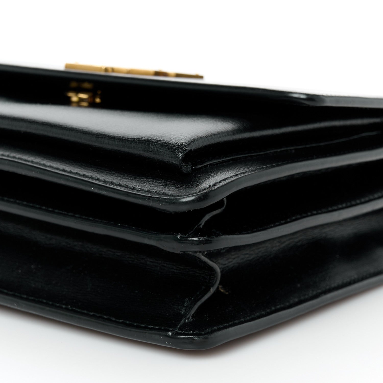 Saint Laurent Calfskin Medium Monogram Sunset Black 12 of 12