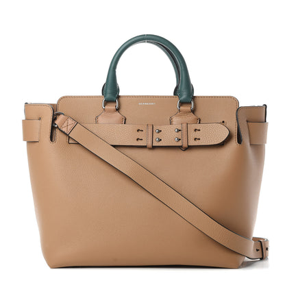 Burberry Soft Grain Calfskin Medium Belt Bag Light Camel Chalk White 1 of 15