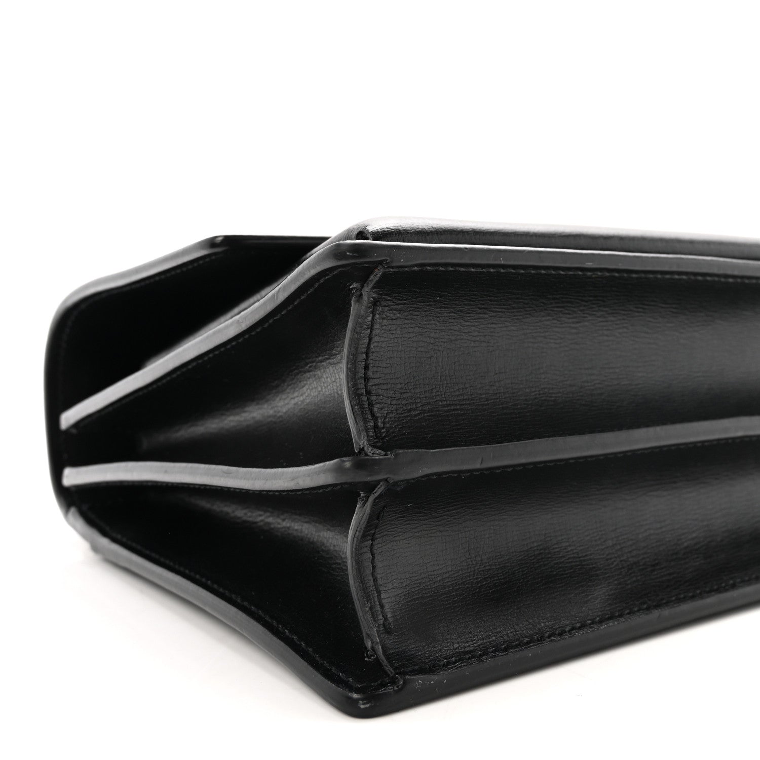Saint Laurent Calfskin Medium Monogram Sunset Black 8 of 10