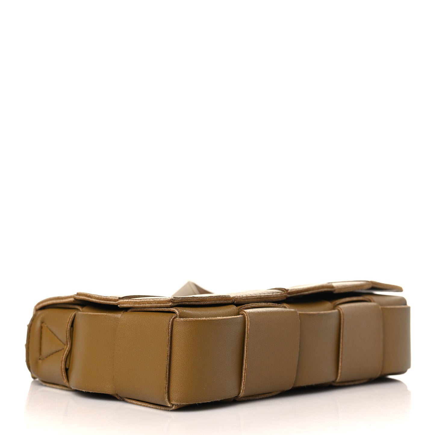 Lambskin Maxi Intrecciato Cassette Crossbody Bag Acorn